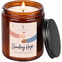 FF FRAGRFLOWING Sympathy Gifts for Loss of Loved One, 7 oz Lavender Candle