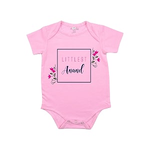 fflirtygo baby wear cotton jumpsuitbody suit multi-color romper for boys and girls surname anand color pink and blue and green