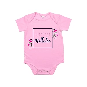 fflirtygo baby wear cotton jumpsuitbody suitsleepsuit multi-color romper for boys and girls surname malhotra color pink and green