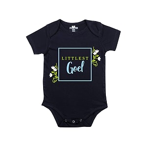 fflirtygo baby wear cotton jumpsuitbody suit multi-color romper for boys and girls surname goel color blue and sky blue and green