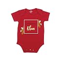 Fflirtygo Baby Wear Cotton Jumpsuit/Body Suit Multi-Color Romper for Boys and Girls Surname Khan Color Red and White and Black