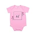 Fflirtygo Baby Wear Cotton Jumpsuit/Body Suit Multi-Color Romper for Boys and Girls Surname Pal Color Pink and Blue and Green