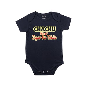 fflirtygo chachu ke jigar ka tukda printed romper baby wear cotton infants half sleeve romperbodysuit navy blue color for boys and girls