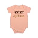 Fflirtygo Chachu Ke Jigar Ka Tukda Printed Romper Baby Wear Cotton Infants Half sleeve romper/bodysuit Peach Color for Boys and Girls