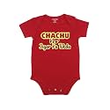 Fflirtygo Chachu Ke Jigar Ka Tukda Printed Romper Baby Wear Cotton Infants Half sleeve romper/bodysuit Red Color for Boys and Girls