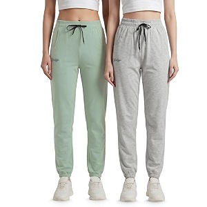 Fflirtygo Cotton Solid Joggers Track Pant Solid