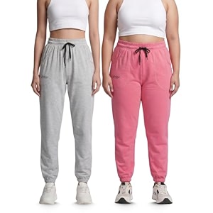 Fflirtygo Cotton Solid Joggers Track Pant Solid