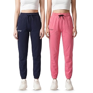 Fflirtygo Cotton Solid Joggers Track Pant Solid