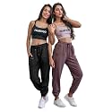 Fflirtygo Cotton Solid JoggersTrack PantSolid PajamaLeggings 100