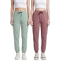 Fflirtygo Cotton Solid JoggersTrack PantSolid PajamaLeggings 100