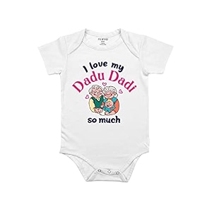 fflirtygo i love my dadu dadi so much romper baby wear cotton infants sleepsuitkids dress dress white color for boys and girls