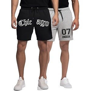 fflirtygo men39s cotton gym shorts half pant printed graphic sports wear