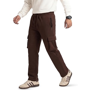 Fflirtygo Mens Cotton Straight Fit Cargo Track
