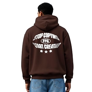 Fflirtygo Mens Printed Hoodie for Man