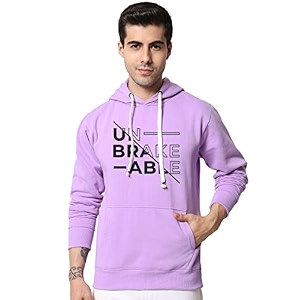 Fflirtygo Mens Printed Hoodie for Man
