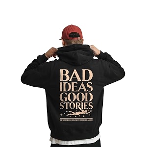 Fflirtygo Mens Printed Hoodie for Man
