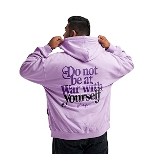 Fflirtygo Mens Printed Hoodie for Man