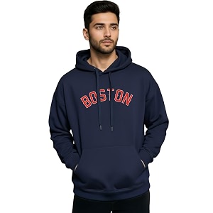 Fflirtygo Mens Printed Hoodie for Man
