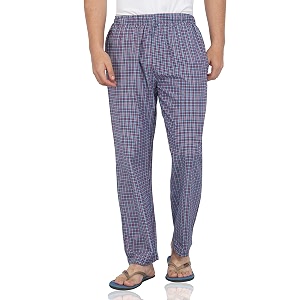 fflirtygo mens super combed cotton checkered checkmate pyjama 100 cotton export quality fabric red and navy check pyjama for men mens leisure wear night wear pajama