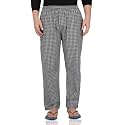 Fflirtygo Mens Super Combed Cotton Checkered Checkmate Pyjama, 100% Cotton Export Quality Fabric, Red and Navy Check Pyjama for Men, Men�s Leisure Wear, Night Wear Pajama