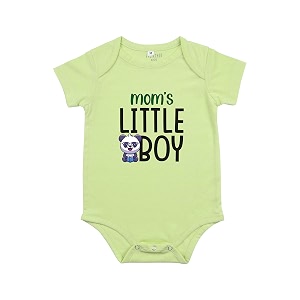 fflirtygo mom39s little boy printed romper baby wear cotton jumpsuitbody suit green color for boys and girls