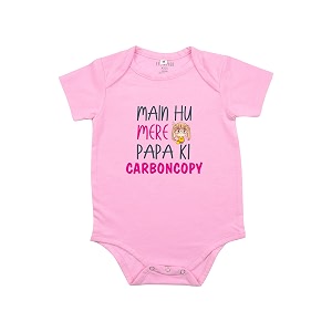 fflirtygo printed romper baby wear cotton infants half sleeve romperbodysuit pink color for boys and girls