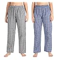 Fflirtygo Women's Cotton Pyjama Bottom, Cotton Export Quality Fabric, Checkered Pyjama for Women, Women�s Leisure Wear, Night Pajama