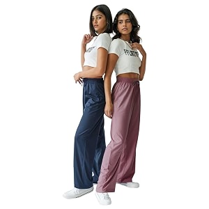 Fflirtygo Womens Cotton Solid Pyjama Track Pants