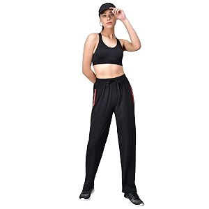 Fflirtygo Womens Cotton Track Pants Joggers for