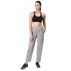 Fflirtygo Womens Cotton Track Pants Joggers for