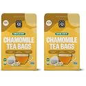 FGO Organic Chamomile Tea, 100 Count, Eco-Conscious Tea Bags, Resealable Bag, Packaging May Vary (Pack of 2)