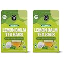 FGO Organic Lemon Balm Tea, 100 Count, Eco-Conscious Herbal Tea Bags, Resealable Bag, Caffeine Free, Packaging May Vary (Pack of 2)