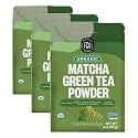FGO Organic Matcha Green Tea Powder - Organic Matcha for Lattes, Smoothies &amp; Baking - USDA Organic &amp; Non-GMO - 4 oz Resealable Bag (Pack of 3)