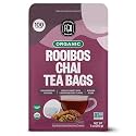 FGO Organic Rooibos Chai Tea, 100 Count, Eco-Conscious Tea Bags, Resealable Bag, Packaging May Vary (Pack of 1)