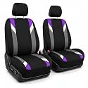 FH Group FB033PURPLE102 Bucket Seat Cover (Modernistic Airbag Compatible (Set of 2) Purple)