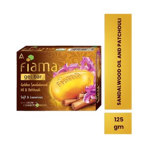 fiama gel bathing bar golden sandalwood oil and patchouli 125 g