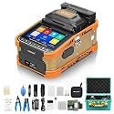 Fiber Fusion Splicer FS-60F w/6 Motors,Core Alignment Fusion Splicer, 8s Splicing,18s Heating,with 5-inch Touch Screen,7800mAh Large Capacity Battery, AUTO FTTH Welding, for Trunk Line Construction