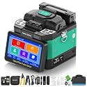 Fiber Fusion Splicer S-80 6 Motor Core Alignment 8S Splicing 18S Heating, 5-Inch Flip Touch Screen Fully Automatic Intelligent FTTH Fiber Optical Welding Splicing Machine