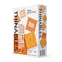 Fiber Gourmet Thinables Baked Cheese Crackers - Real Cheddar - (Pack of 1)