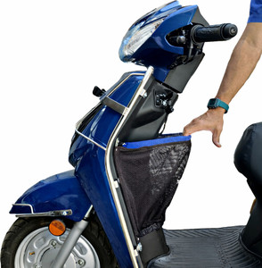 fibera original smart basket for activa 6g 110 bs6 feb 2020- present luggage box blue polyester motorbike saddlebag
