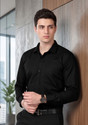 FIBERMILL Men Solid Formal Black Shirt