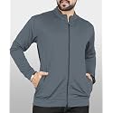 FIBREZA Men Stylish Track Jacket Solid Polyester