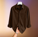 fid Men Regular Fit Solid Spread Collar