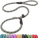 Fida Durable Slip Lead Dog Leash, 4 FT x 1/2" Dog Training Leash, Grey