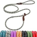 Fida Durable Slip Lead Dog Leash, 6 FT x 3/8" Dog Training Leash, Grey