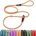Fida Durable Slip Lead Dog Leash, 6 FT x 3/8" Dog Training Leash, Orange