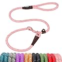 Fida Durable Slip Lead Dog Leash, 4 FT x 1/2" Dog Training Leash, Pink