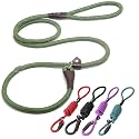 Fida Slip Lead Dog Leash 5 Pack, 6 FT x 1/2" Dog Training Leash, Mixed