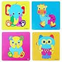 Fiddlys 3D Cute Cartoon Wooden Jigsaw Puzzles