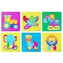 Fiddlys 3D Cute Cartoon Wooden Jigsaw Puzzles